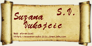 Suzana Vukojčić vizit kartica